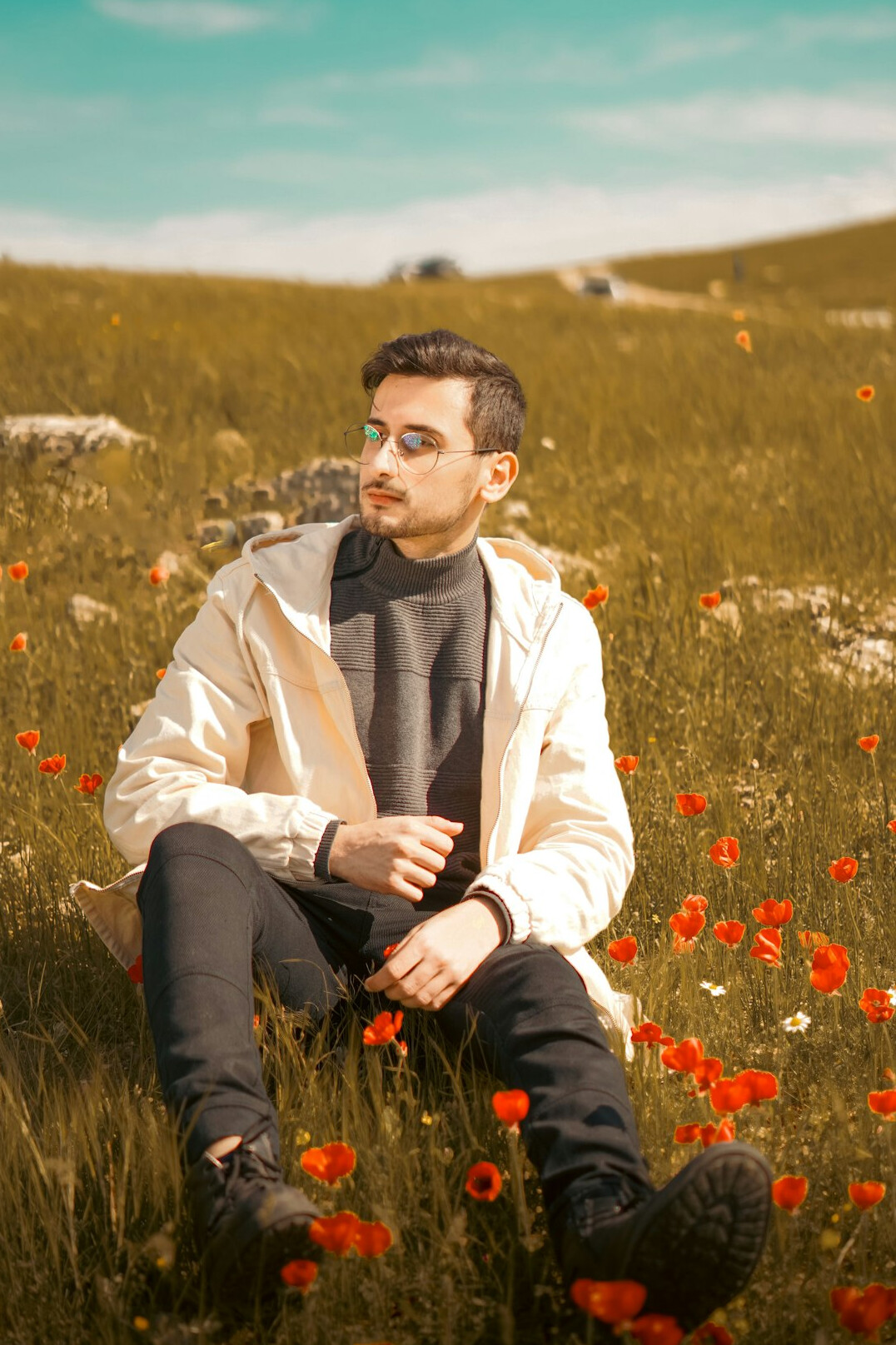 Portrait of a Croatian male video editor